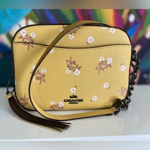 Coach Camera Bag With Floral Bow Print #29347